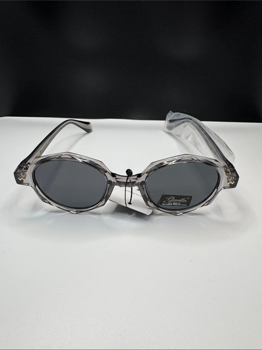 Giselle Grey Oval Women's Sunglasses